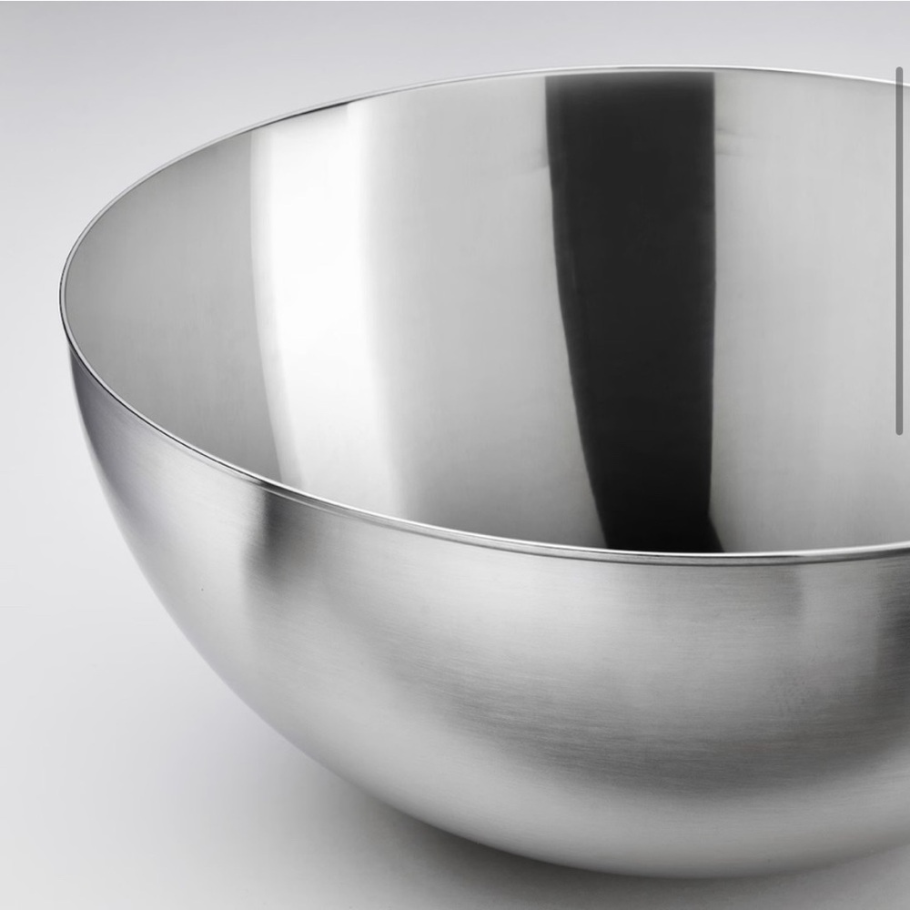 IKEA BOWL Stainless Steel BLANDA Bowl 11 inches Serving Bowl Mixing Bowl